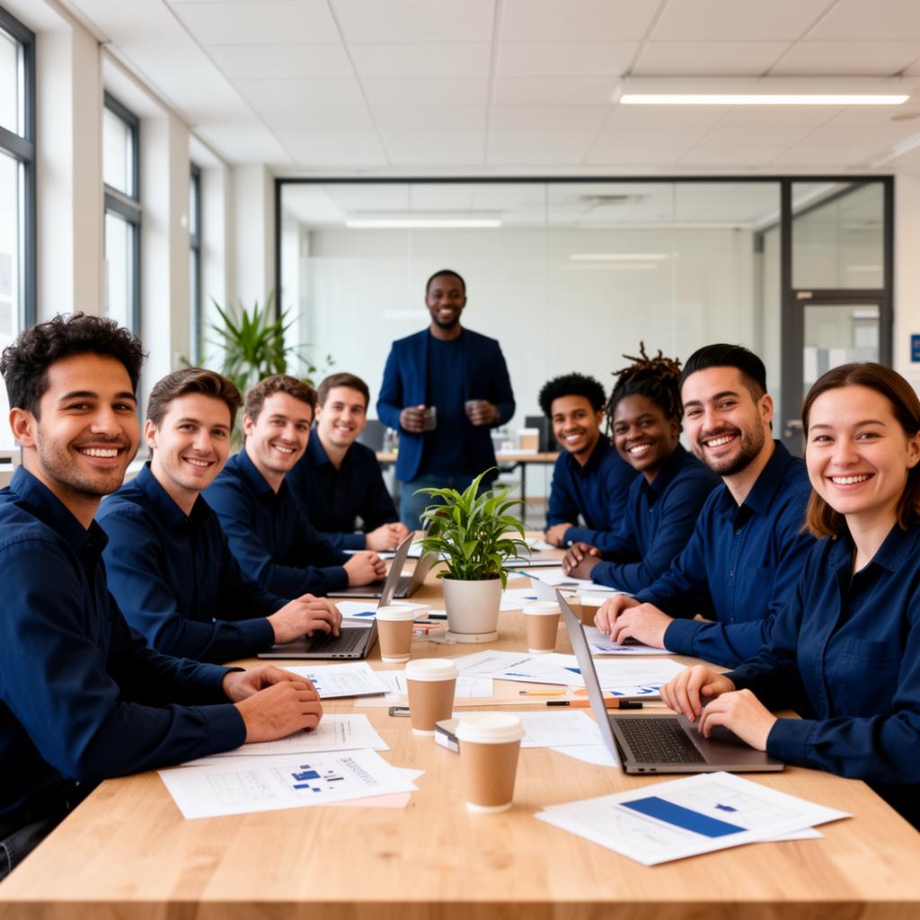 Équipe Vitalité Services Belgique en formation à Liège